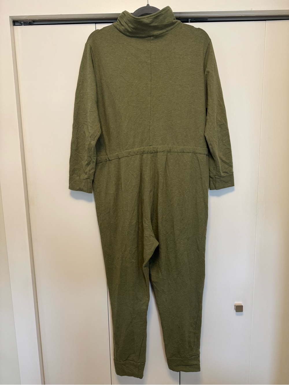 Smash + Tess Full Zip Jogger Jumpsuit Romper Olive Green - Size L - Picture 8 of 9